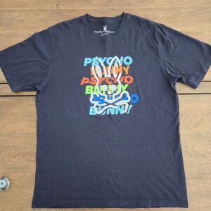 Psycho Bunny Multicolor Logo Tee Size 8